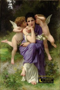 tranh-tan-co-dien-_Bouguereau_-_Chansons_de_printemps 